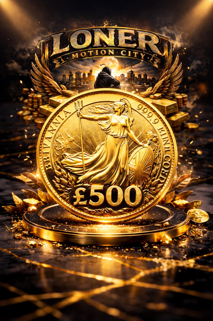 £500 Gold Britannia Coin – 999.9 Fine Gold | Loner Motion City